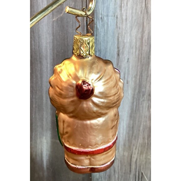 Inge Glass Blown Ornament Indian Chief Christmas Tree Decor Made in Germany - Picture 3 of 12